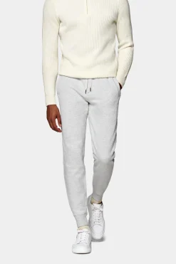 SUITSUPPLY Sweatpants Hellgrau-Männlich Jeans & Casual Hosen
