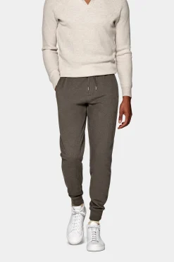 SUITSUPPLY Sweatpants Taupe-Männlich Jeans & Casual Hosen