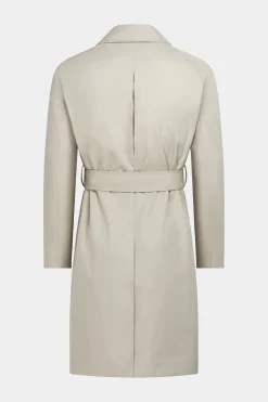 SUITSUPPLY Trenchcoat Sand Gürtel-Männlich Regenmäntel