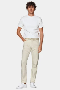 SUITSUPPLY T-Shirt Rundhals Weiss-Männlich T-Shirts