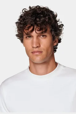 SUITSUPPLY T-Shirt Rundhals Weiss-Männlich T-Shirts