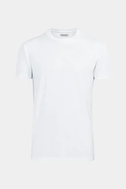SUITSUPPLY T-Shirt Rundhals Weiss-Männlich T-Shirts