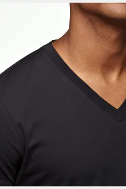 SUITSUPPLY T-Shirt V-Ausschnitt Navy-Männlich T-Shirts
