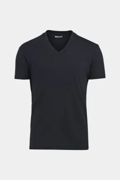 SUITSUPPLY T-Shirt V-Ausschnitt Navy-Männlich T-Shirts
