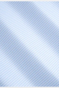SUITSUPPLY Twill Hemd Hellblau Kariert Slim Fit-Männlich Klassische Hemden