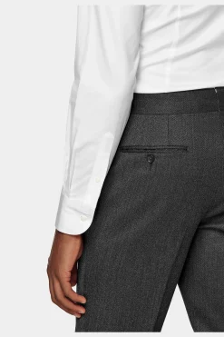 SUITSUPPLY Twill Hemd Weiss Extra Slim Fit-Männlich Klassische Hemden