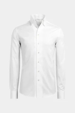 SUITSUPPLY Twill Hemd Weiss Extra Slim Fit-Männlich Klassische Hemden