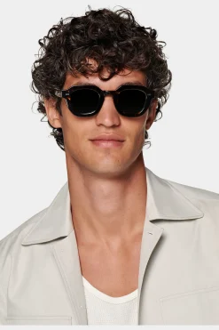 SUITSUPPLY Twill-Hemd Sand Slim Fit-Männlich Casual Hemden