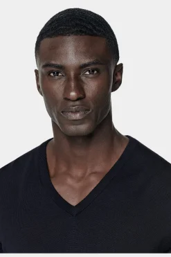 SUITSUPPLY V-Ausschnitt Navy-Männlich V-Ausschnitt