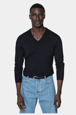 SUITSUPPLY V-Ausschnitt Navy-Männlich V-Ausschnitt