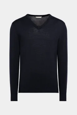 SUITSUPPLY V-Ausschnitt Navy-Männlich V-Ausschnitt
