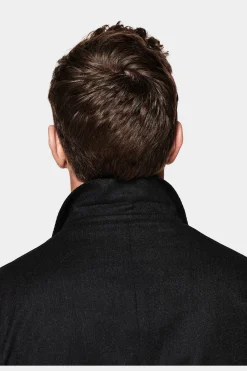 SUITSUPPLY Walter Hemd-Sakko Dunkelgrau-Männlich Hemd-Sakkos