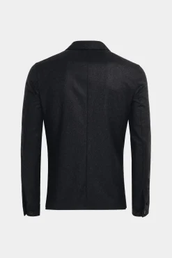 SUITSUPPLY Walter Hemd-Sakko Dunkelgrau-Männlich Hemd-Sakkos