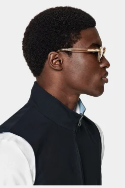 SUITSUPPLY Wende-Weste Navy & Hellblau-Männlich Westen