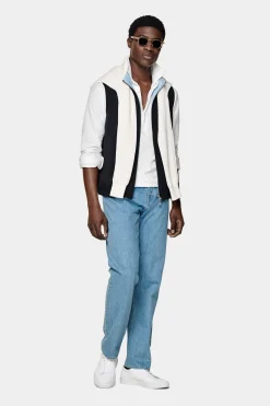 SUITSUPPLY Wende-Weste Navy & Hellblau-Männlich Westen