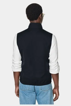 SUITSUPPLY Wende-Weste Navy & Hellblau-Männlich Westen