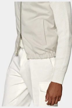 SUITSUPPLY Wendeweste Off-White & Sand-Männlich Westen
