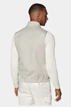 SUITSUPPLY Wendeweste Off-White & Sand-Männlich Westen