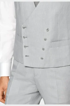 SUITSUPPLY Weste Hellgrau-Männlich Anzugwesten