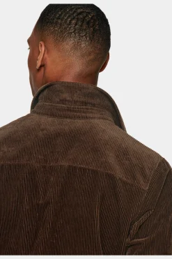 SUITSUPPLY William Hemd-Sakko Dunkelbraun-Männlich Hemd-Sakkos
