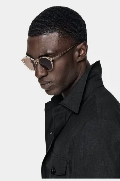 SUITSUPPLY William Hemd-Sakko Dunkelgrau-Männlich Hemd-Sakkos
