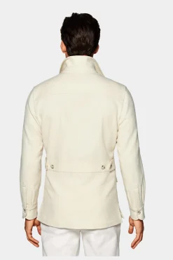 SUITSUPPLY William Hemd-Sakko Off-White-Männlich Hemd-Sakkos