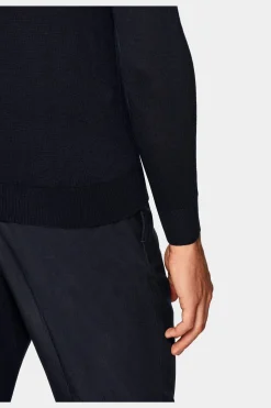 SUITSUPPLY Zip-Cardigan Navy-Männlich Cardigans & Troyer