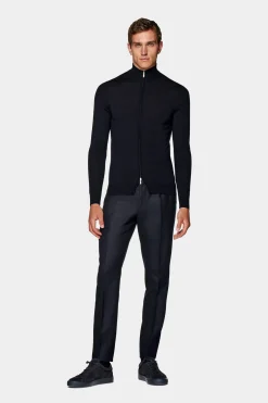 SUITSUPPLY Zip-Cardigan Navy-Männlich Cardigans & Troyer