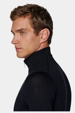 SUITSUPPLY Zip-Cardigan Navy-Männlich Cardigans & Troyer