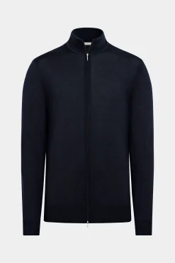 SUITSUPPLY Zip-Cardigan Navy-Männlich Cardigans & Troyer